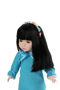 Poupées de 14 pouces entièrement en vinyle, jouets souples pour jeu d'imitation, réalistes, avec plusieurs robes de princesse, jouet éducatif, adorable poupée bébé fille - Product Image 6