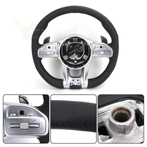 <span class=keywords><strong>Volant</strong></span> de direction en cuir pleine fleur pour Mercedes Benz W205 W222 W212 <span class=keywords><strong>ML</strong></span> <span class=keywords><strong>W163</strong></span> W164 GLB X247 GLS X166 GLS63 AMG - Product Image 4