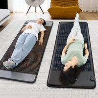 Estera de calefacción PEMF de energía de amatista de 250W, cama de fotones de terapia infrarroja con función de masaje para aplicación corporal