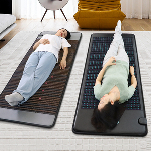 250 Вт аметистовый энергетический нагревательный коврик PEMF инфракрасная терапевтическая фотонная кровать с функцией массажа для применения на теле - Product Image 5