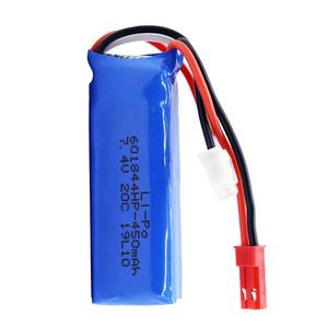 Оптовая продажа 7,4 В <span class=keywords><strong>20C</strong></span> 450 мАч до 500 мАч RC гоночный автомобиль литий-ионный аккумулятор 601844 2S перезаряжаемые Lipo батареи для RC транспортных средств - Product Image 1