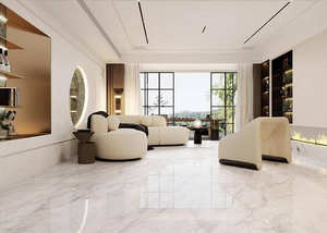 House Carreaux De Sol Carreaux Salon <span class=keywords><strong>60x60</strong></span> Baldosas De Porcelana De Alto Brillo <span class=keywords><strong>Blanco</strong></span> Para Suelo - Product Image 6