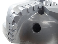 Foret diamanté PDC Tricon à 3 ailettes de 228 mm pour le forage minier de minerai, référence 1613