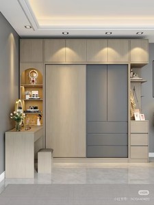 Armadio Moderno in Legno su Misura con Ante Scorrevoli Modulari <span class=keywords><strong>per</strong></span> Vestiti, Soluzione <span class=keywords><strong>per</strong></span> Ville e Progetti Residenziali di Alta Gamma - Product Image 1
