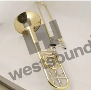 Vente en gros/OEM/<span class=keywords><strong>prix</strong></span> d'usine <span class=keywords><strong>Trombone</strong></span> ténor professionnel Hotsale <span class=keywords><strong>Trombone</strong></span> à piston à clé avec étui en or ABC1504 - Product Image 1