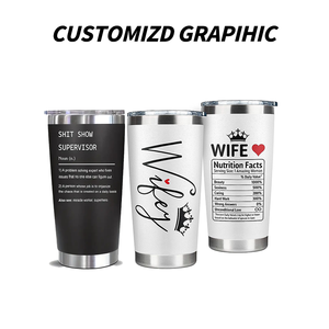 Personnalisable 20Oz américain classique multicolore tasse sous vide boisson directe couvercle paille café bière Camping <span class=keywords><strong>voyage</strong></span> 2024 cadeau de noël - Product Image 5