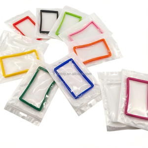 MILAIYOU Shockproof Soft Silicone Graded <b>Card</b> Sleeve, Buckle Style Color Anti-Drop <b>Card</b> Protective Case - Product Image 2