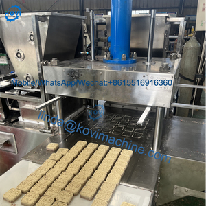 Máquina automática de procesamiento de cubos de pastel de soja shortbread polvoron <span class=keywords><strong>cugar</strong></span> cubo que hace la máquina de fabricación de polvo de carbón - Product Image 2