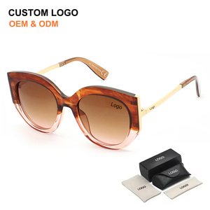 New Trendy Fashion Multi-Color Cat Eye Frame Sunglasses for Women Men Customized Luxury Design Sun Glasses Shades - Product Image 1