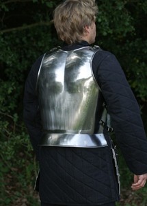 Plaques de poitrine et de dos personnalisables avec tassets, armure en acier du XVIe siècle fabriquée à la main, parfaite pour les créateurs de costumes et les expositions - Product Image 2