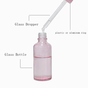 Emballage Cosmétique Flacons d'Huile Essentielle en <span class=keywords><strong>Verre</strong></span> Or <span class=keywords><strong>Rose</strong></span> 30 50 100ml, Flacon Compte-Gouttes en <span class=keywords><strong>Verre</strong></span> <span class=keywords><strong>Rose</strong></span> pour Huile Capillaire Sérum Parfum Lotion - Product Image 3