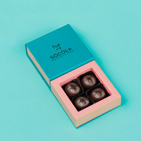 Luxus Custom ized Design Logo gedruckt starre Karton Verpackung Süßigkeiten Valentinstag Papier Schokolade Gourmet Food Geschenke Boxen