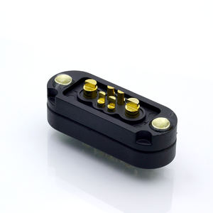 हाई करंट पावर चार्जिंग संपर्क थिम्बल सोखना पुरुष महिला 2+4 चुंबकीय कनेक्टर निर्माता गोल्ड प्लेटेड ब्रास मोलेक्स - Product Image 2