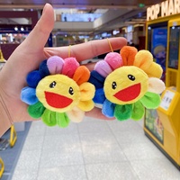 Ins-Style Internet-Berühmte Sonnenbrosche, Buntes Blumen-Accessoire, Superweiche PP-Baumwoll-Plüschpuppe, Spielzeug-Großhändler, Regenbogenfarben