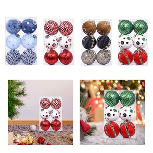 Boules de Noël de haute qualité 8 cm, ornements de Noël en verre rose, planètes de l'univers, vente en gros personnalisée pour les fêtes - Product Image 4