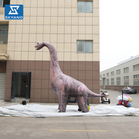 Modèle de dinosaure Brachiosaurus gonflable géant personnalisé pour événements à thème jurassique en plein air, publicité, décoration paysagère