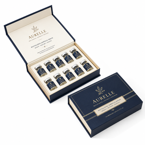 Customized logo Premium Peptide Vial Paper Packaging Hard Rigid <strong>Cardboard</strong> Peptide Vial <strong>Storage</strong> <strong>Box</strong> with Magnetic Lid - Product Image 3