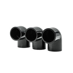 Connecteurs coudés en PVC personnalisés de 20 mm, 6 pièces - Raccords de tuyauterie d'eau noirs à 90 degrés - Product Image 3