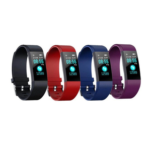 Reloj inteligente Pulsera de seguimiento de actividad física ID115 plus Banda inteligente con monitor de frecuencia cardíaca Rel - Product Image 1