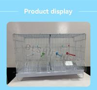 60*27*40cm fabricant gros cages d'élevage de canaris chardonneret cage d'élevage cloisonné cage à oiseaux d'élevage empilé cage à oiseaux