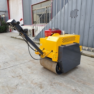 Compacteur vibrant à tambour unique Changchai jaune, portable, pour travaux routiers - Product Image 5