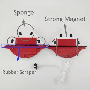 Outil de nettoyage de vitres en verre magnétique pour les fenêtres vitrées de voiture <span class=keywords><strong>double</strong></span> de grande hauteur épaisseur 0.3-1 pouces - Product Image 4
