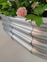 Bacs de jardin surélevés en fer galvanisé, écologiques et durables, pour usage extérieur, taille et couleur personnalisables, sans pourrissement, sans rouille, pour légumes et fleurs
