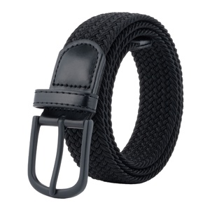 Prodotti di Tendenza: Cintura Intrecciata Unisex <span class=keywords><strong>Beige</strong></span> con Elettroplaccatura, Regalo per Camicie Formali da Uomo, <span class=keywords><strong>Cinture</strong></span> Blu Navy in Lega per Uomo, Elastiche e Estensibili - Product Image 1