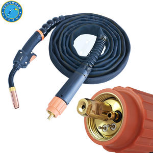 Vente en gros d'usine GX203G <span class=keywords><strong>Kemppi</strong></span> Torche de soudage MIG refroidie à l'air au gaz 200A avec doublure en cuivre de 3,5 m / 5 m de longueur Connecteur Euro - Product Image 3