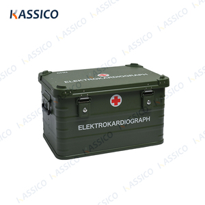 KASSICO Alu-Box Estuches apilables de aluminio Cajas de almacenamiento Contenedores para primeros auxilios - Product Image 2