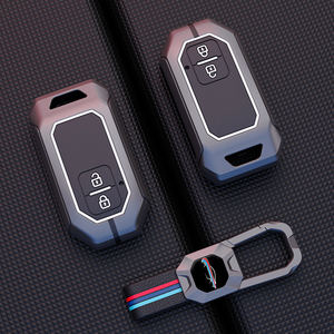 Cubierta de llave de silicona de Metal de aleación de Zinc para Suzuki SWIFT Vitara ciaz Ignis <span class=keywords><strong>baleno</strong></span> car Smart FOB key case Accesorios - Product Image 3