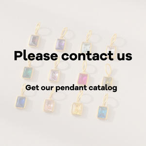 LUCKYJIUカスタムジュエラー防水ターニッシュフリー卸売ステンレススチール18k金メッキDIYあなた自身のチャームペンダントを作る - Product Image 2