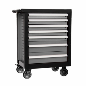Carro de herramientas profesional de fábrica con 7 cajones, banco de trabajo, taller, garaje, metal, ruedas, caja de herramientas, carrito rodante, gabinetes para herramientas - Product Image 1