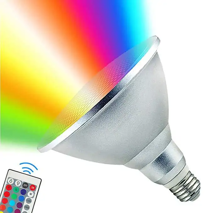 RGBW uzaktan kumanda control Led lambalar Cob dim E27 Ip65 su geçirmez lamba Lamp Led Led ışıkları