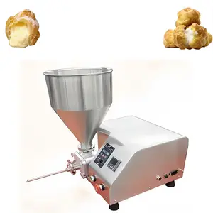 Automatic cake filling machine core filling cream puff snack making machine