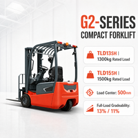 Forklift Listrik Roda Tiga TLD SH Grosir, Pusat Beban 500mm, Angkat 3000mm, Panjang 1800mm, Lebar 990mm, Opsional Tiang Bebas Beban Penuh