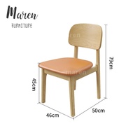 Ensembles de mobilier de café moderne de luxe léger, canapé double face pour restauration rapide, tables et chaises en bois massif pour restaurant