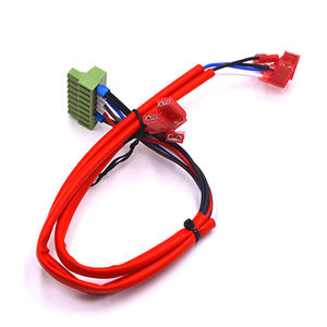 Grüner Klemmen block mit 5,08mm Abstand WJ2EDGK-5.08-8 P 0,5mm 2 Teile der Kabel klimaanlage 8-poliger Adapter-Kabelbaum-Kabel baugruppe - Product Image 3