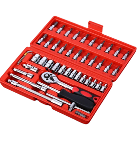 Chất lượng cao Ratchet cờ lê thiết lập 46 pcs ổ cắm công cụ thiết lập - Product Image 2