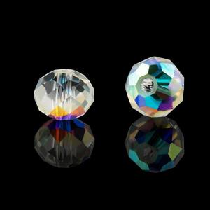 Wholesale Price Electroplated Aurora <b>White</b> <b>Lantern</b> Crystal Beads DIY Handmade Material Mobile Phone Chains Accessories - Product Image 4