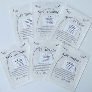 Filo per arco rivestito bianco di colore Nitinol ortodontico dentale - Product Image 4