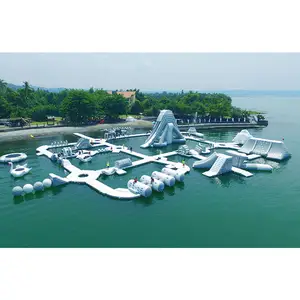 Giant Outdoor Combo Inflatable Water Park Obstacle Course Adult Sport Games Inflatable Obstacle Course For Kids