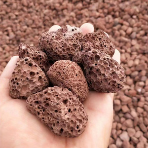 Pedra Vulcânica Porosa Vermelha e Preta, Pedra-Pomes Leve para Filtragem em Aquários, Horticultura e Decoração de Paisagens - Product Image 4