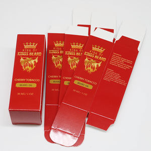 Petite boîte d'emballage d'huile à <span class=keywords><strong>barbe</strong></span> de stratification brillante personnalisée Impression en couleur avec gaufrage Boîte en papier à faible quantité minimale de commande pour démarrer - Product Image 2