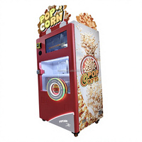 Machine à Popcorn Automatique Commerciale Électrique 6 Saveurs avec Revêtement Caramel pour Cinéma