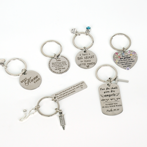 Llavero de Acero Inoxidable al por Mayor con MOQ Bajo, Anillo para Llaves Grabado en 2D Personalizado con Logotipo - Product Image 5