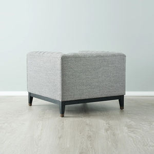 Mobilier personnalisé haut de gamme fauteuil en tissu de velours nordique moderne occasionnel salon salon Accent chaise de canapé simple - Product Image 5