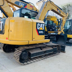 Excavadora de cadenas pequeña usada original CAT 307E2 de 7 toneladas, excavadora pequeña Caterpillar 307E2 para construcción, paisajismo y trabajo agrícola - Product Image 2