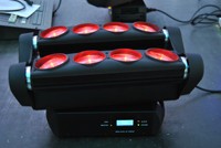 Mini projecteur à tête mobile LED Spider Light 8x10W pour hôtel, DJ, fête, discothèque, mariage