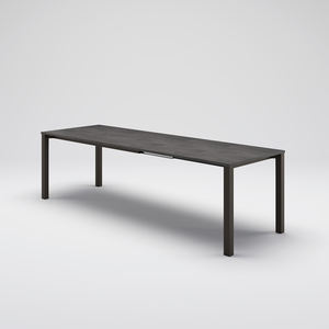 Vente à chaud Table à manger extensible de haute qualité au design contemporain avec dessus en mélamine Pieds en métal Meubles de maison Gain de place - Product Image 1